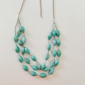 Layered turquoise necklace